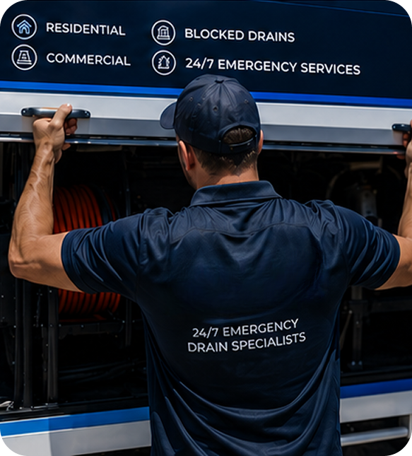 Licensed blocked drain plumber servicing a Darling Point home
